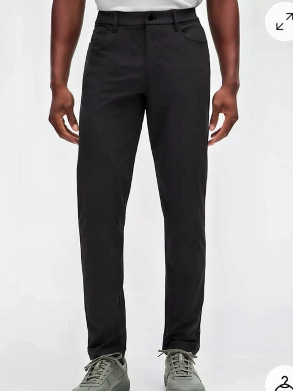 Lululemon ABC Slim-Fit 5-Pocket Pant Men's Black Pants